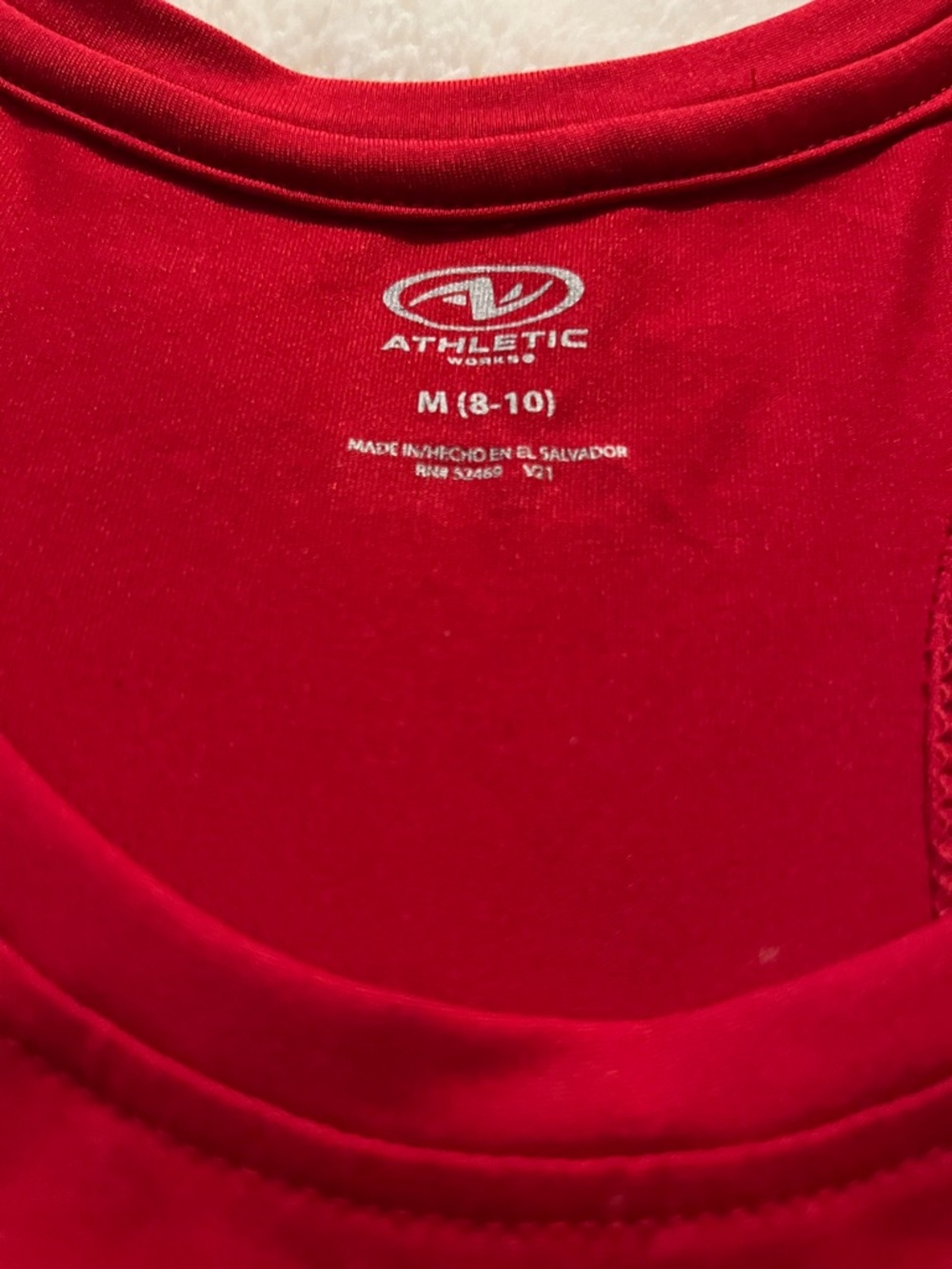 Women's Red Racerback Tank Top - Picture 2 of 2